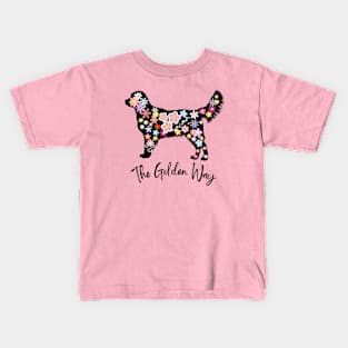 The Golden Way Golden retriever Kids T-Shirt